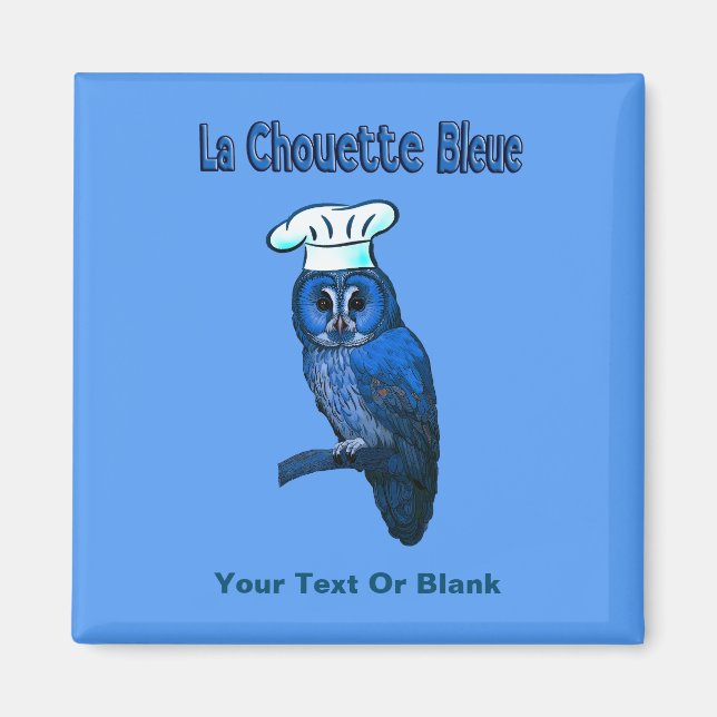 La Chouette Bleue Café Magnet (Vorne)