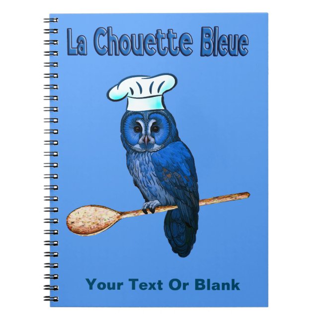 La Chouette Bleue Café Notizblock (Vorderseite)