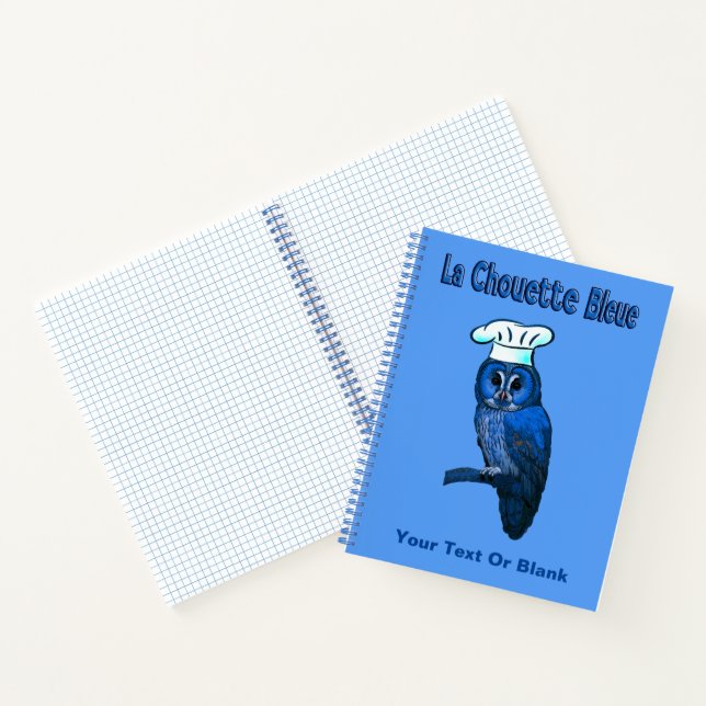 La Chouette Bleue Café Notizbuch (Innenseite)