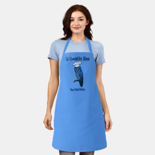La Chouette Bleue Café Schürze