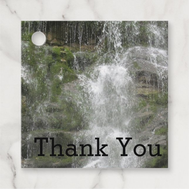 La Chute Wasserfall im Forillon Nationalpark Geschenkanhänger (Vorderseite)