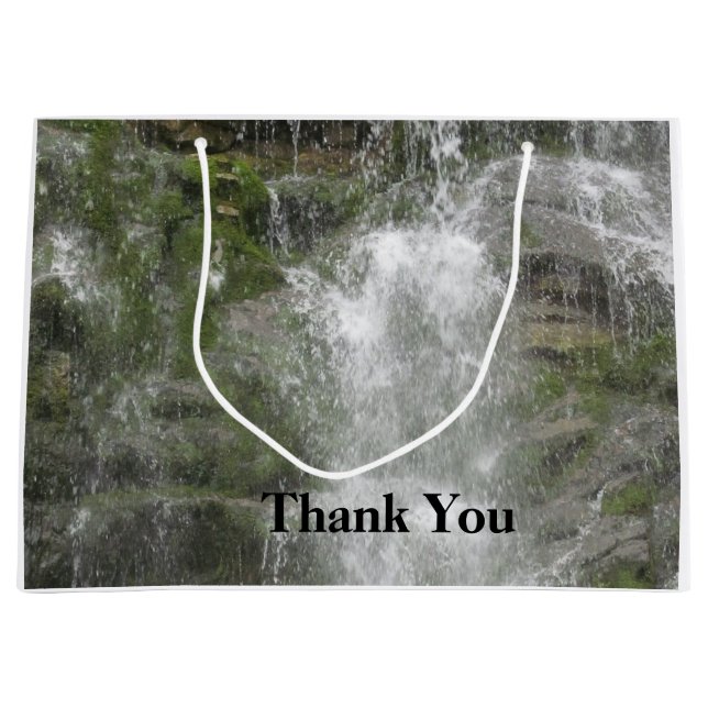 La Chute Wasserfall im Forillon Nationalpark Große Geschenktüte (Vorderseite)
