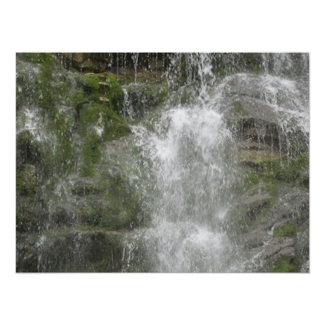 La Chute Wasserfall im Forillon Nationalpark Poster (Vorderseite)