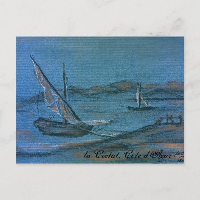 la Ciotat, Côte d'Azur, 1901 Postkarte (Vorderseite)