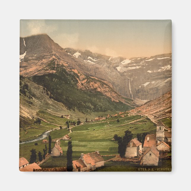 La Cirque de Gavarnie, Pyrenäen, Frankreich Magnet (Vorne)