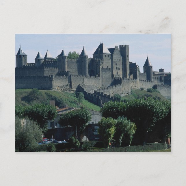 La Cite, Languedoc-Roussillon, Carcassonne, Frankr Postkarte (Vorderseite)