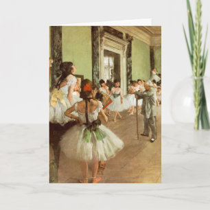 La Classe de Danse durch Edgar Degas Karte