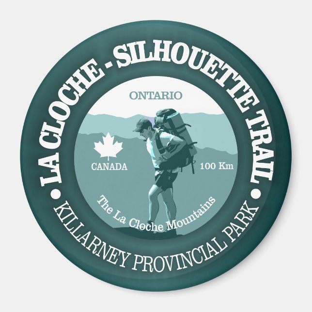 La Cloche - Silhouette Trail (T) Magnet (Vorne)