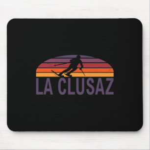 La Clusaz Französische Alpen Frankreich Skigebiet Mousepad