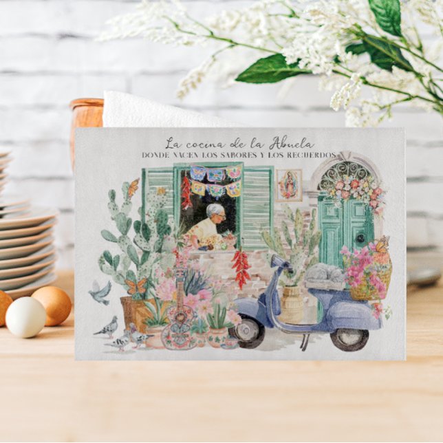 La Cocina de la Abuela | Mexican Home Schneidebrett (Von Creator hochgeladen)