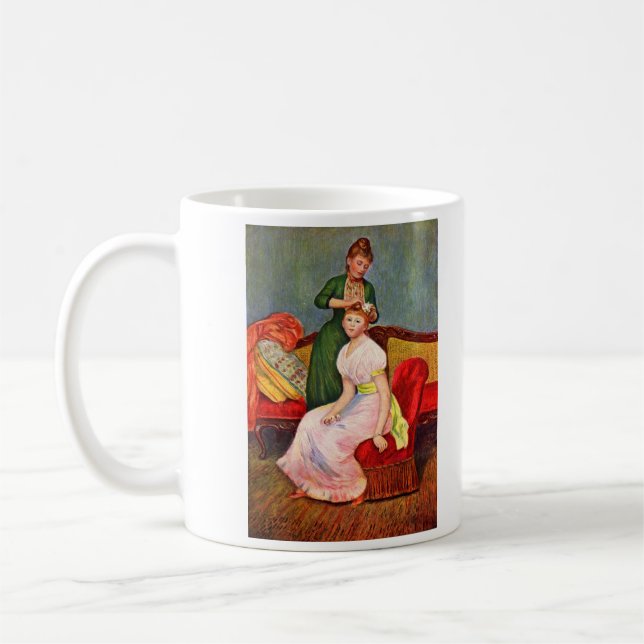 La Coiffure durch Pierre Renoir Tasse (Links)
