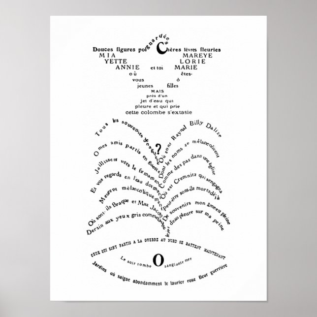 La Colombe poignardée et le Jet d'eau Poster (Vorne)