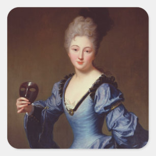 La Comtesse de Bersac Quadratischer Aufkleber