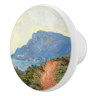 La Corniche bei Monaco von Claude Monet Keramikknauf