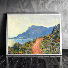 La Corniche bei Monaco von Claude Monet Poster