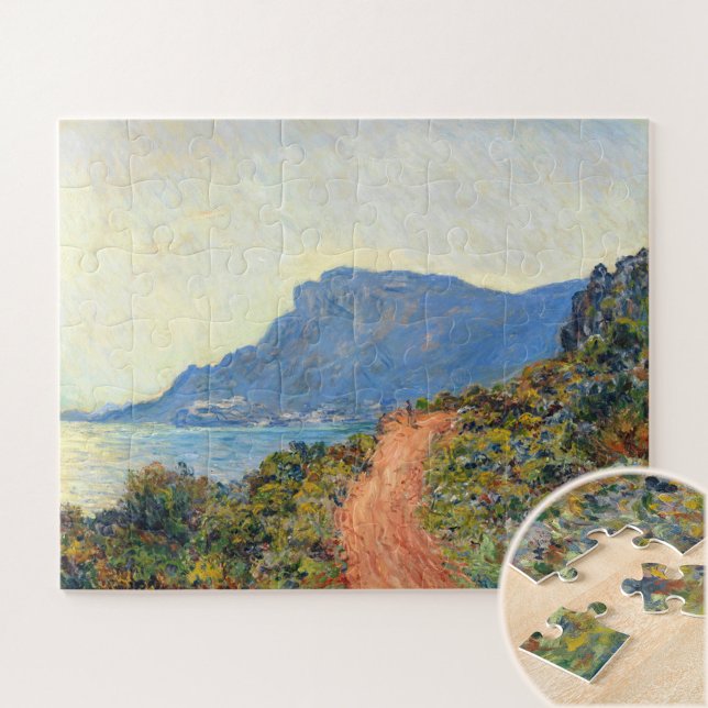 La Corniche bei Monaco von Claude Monet Puzzle (Von Creator hochgeladen)