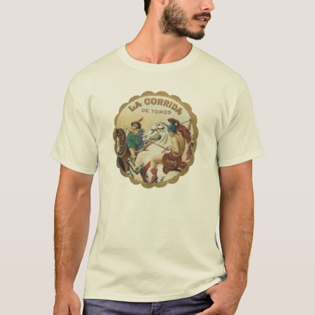 La Corrido De Toros Cigar Label T-Shirt (Vorderseite)
