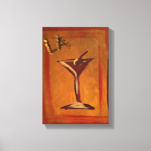 "LA COSMO" REPRINT ACRYLIC MALING ON LEINWAND (Vorderseite)