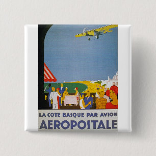 La Cote Basque Par Avion Button