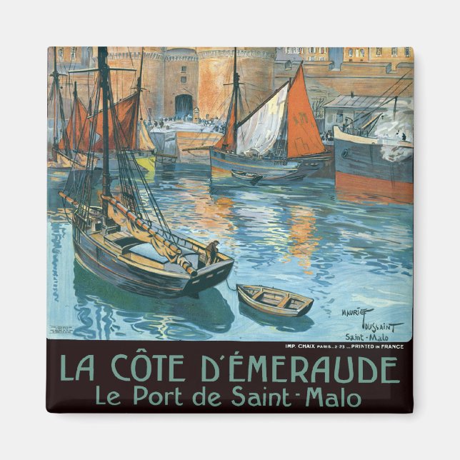 La Côte d'Émeraude Magnet (Vorne)