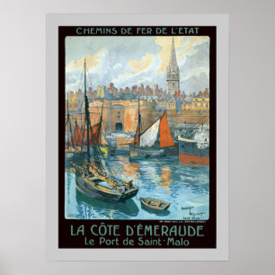 La Côte d'Émeraude Poster