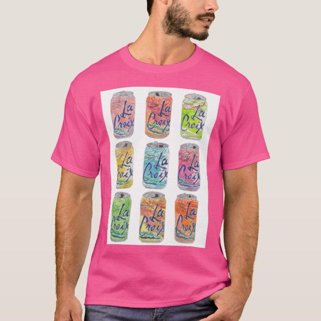 La Croi Cans Retro T-Shirt (Vorderseite)