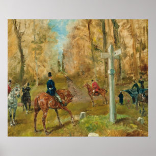 La croisee des chemins, 1883 (Öl auf Leinwand) Poster