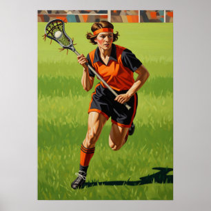 LA CROSSE IN AKTION (Lacrosse in Aktion) Poster