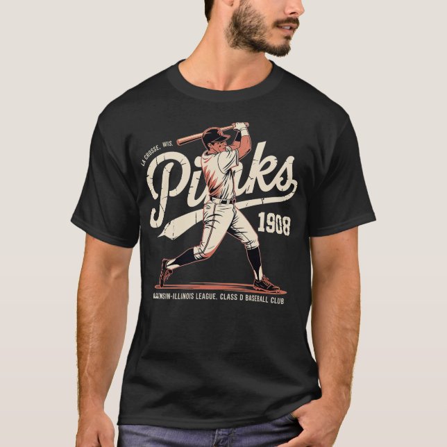 La Crosse Pinks 1980 T-Shirt (Vorderseite)