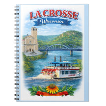 La Crosse, WI Scenic Wisconsin Notizbuch