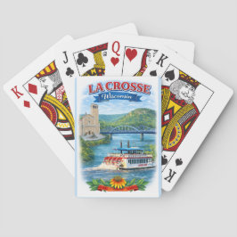 La Crosse, WI Scenic Wisconsin Playing Cards Spielkarten