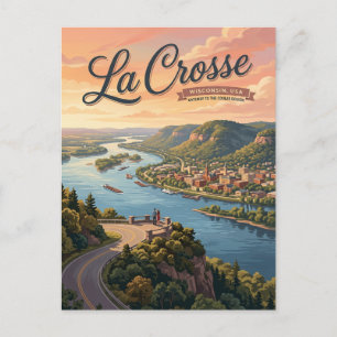 La Crosse, Wisconsin Postkarte