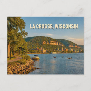 La Crosse Wisconsin Postkarte