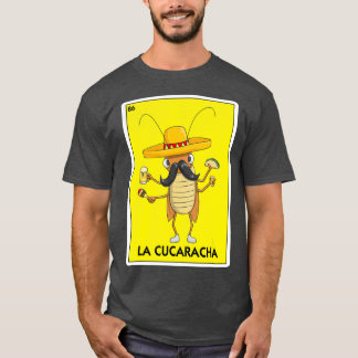 La Cucaracha Kakerlake mit mexikanischem Taco-Bier T-Shirt