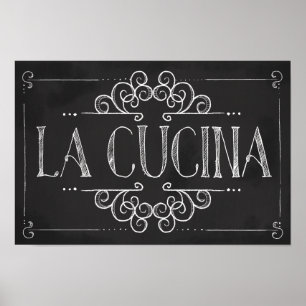 La Cucina Wall Deco Poster