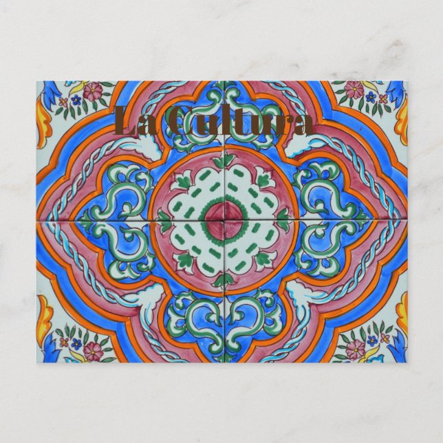 La Cultura Hispanic Postkarte (Vorderseite)