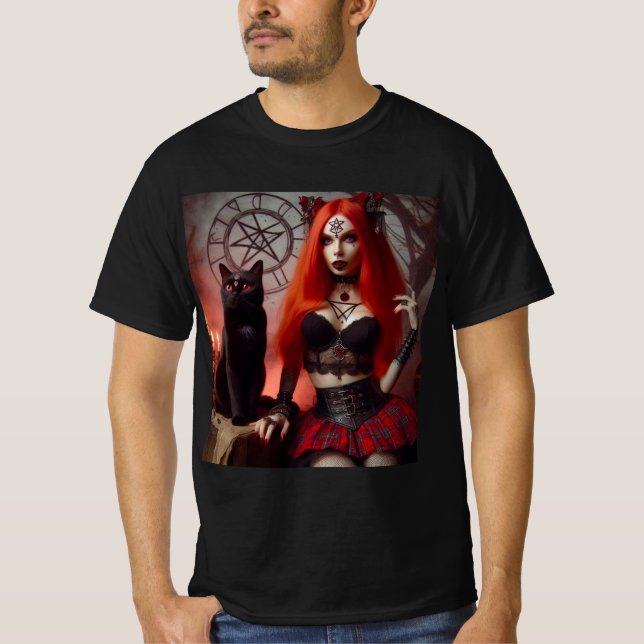 La Dama Oscura y su Compañero de Sombras T-Shirt (Vorderseite)