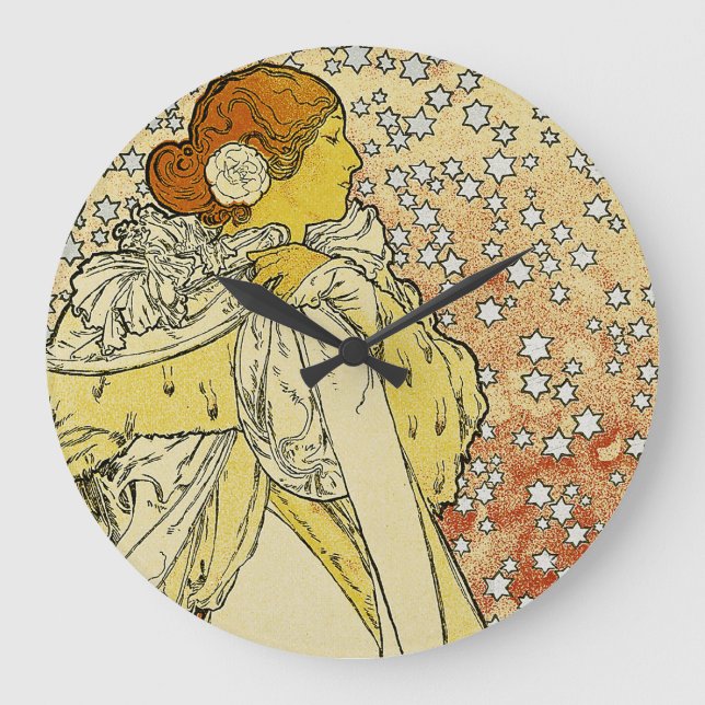 La Dame aux Camelias Große Wanduhr (Vorderseite)