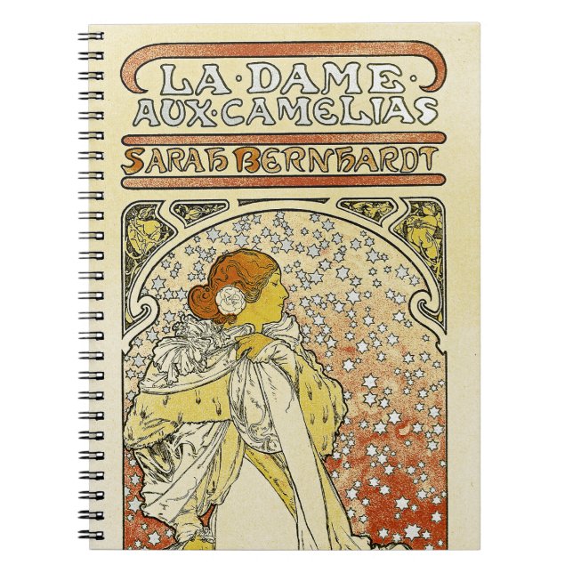 La Dame aux Camelias Notizblock (Vorderseite)
