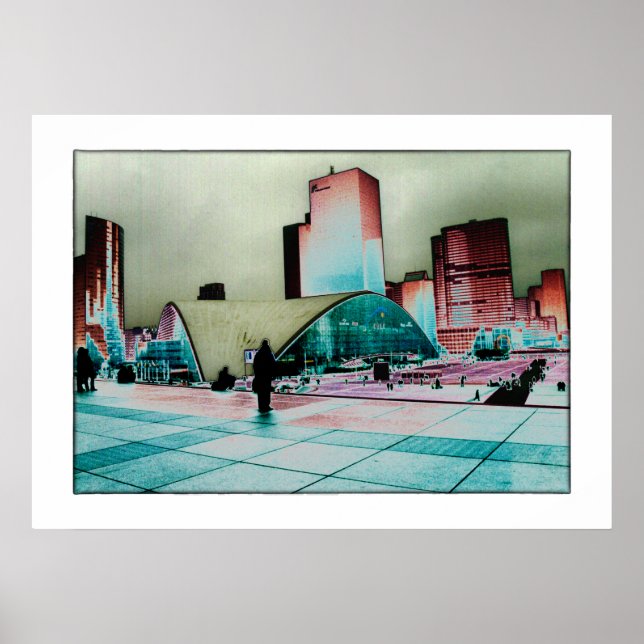 La Défense Art - Paris/Frankreich Poster (Vorne)