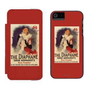 La Diaphane Frau, die Gesichtpromo-Plakat Incipio Watson™ iPhone 5 Geldbörsen Hülle