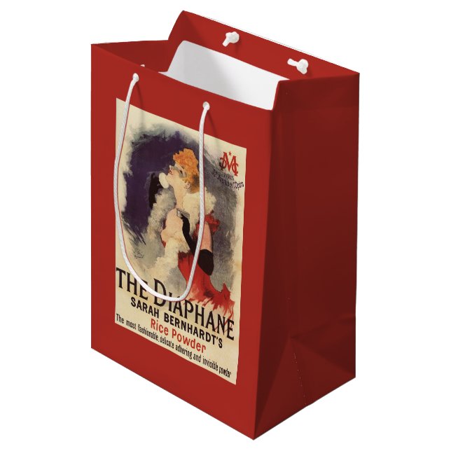 La Diaphane Frau, die Gesichtpromo-Plakat Mittlere Geschenktüte (Vorderseite Schrägansicht)