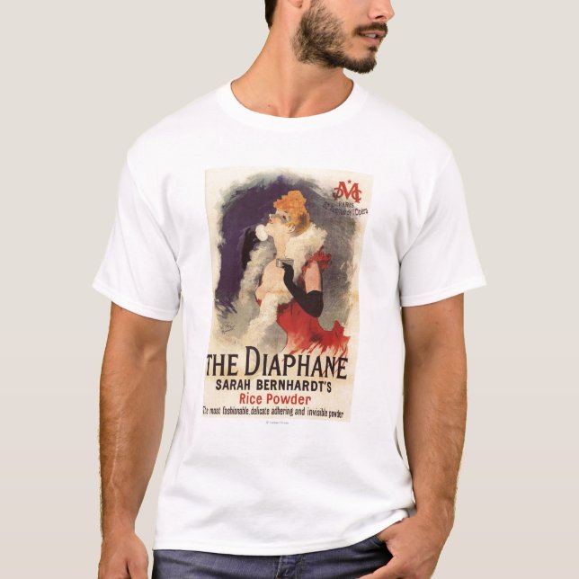 La Diaphane Frau, die Gesichtpromo-Plakat T-Shirt (Vorderseite)
