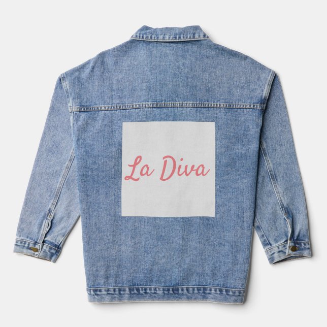 La Diva   Jeansjacke (Rückseite)