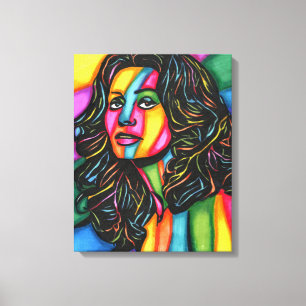 La Dolce Espressione abstrakte Frauenkunst Leinwanddruck