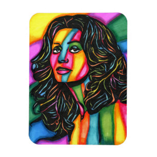 La Dolce Espressione abstrakte Frauenkunst Magnet