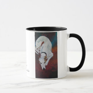 La dolce vida, Whippet, malend durch Sylvia LeDoux Tasse