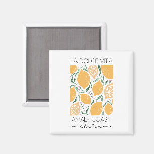 La Dolce Vita Amalfi Küste Italien Zitronen Magnet