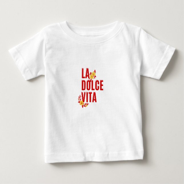 La dolce vita baby t-shirt (Vorderseite)