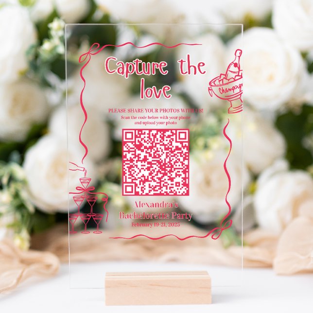 La Dolce Vita Bachelorette Acrylschild (Von Creator hochgeladen)